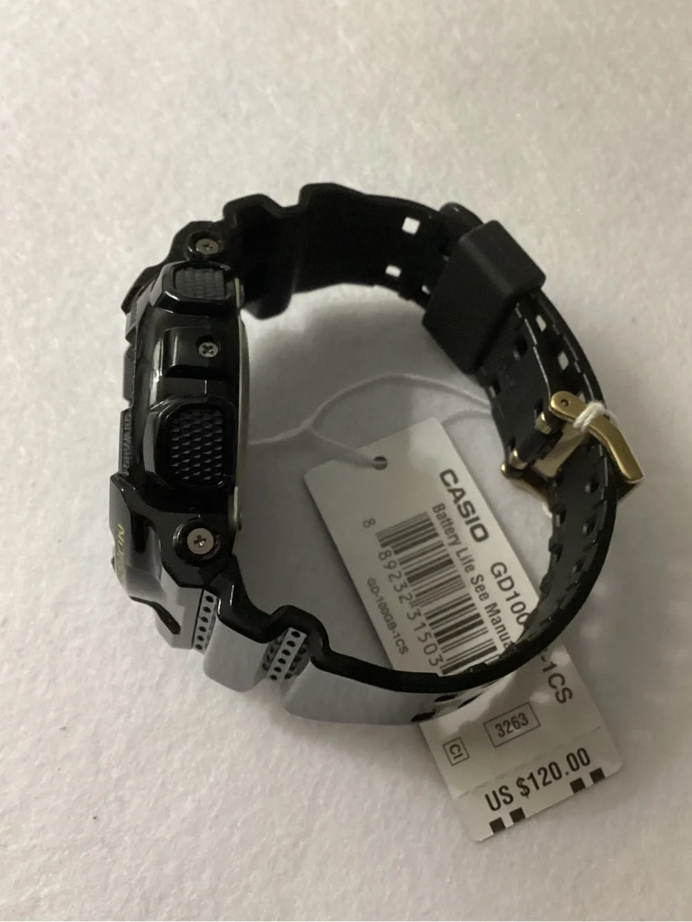 Casio G-Shock Japanese Quartz Black Resin Watch 51.2mm